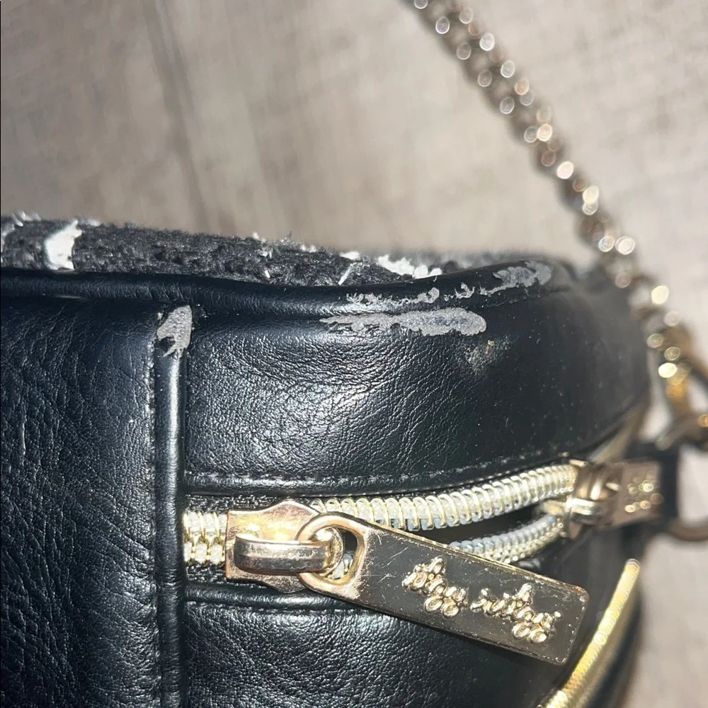 Itzy Ritzy Plaid Crossbody Bag in Black and White
